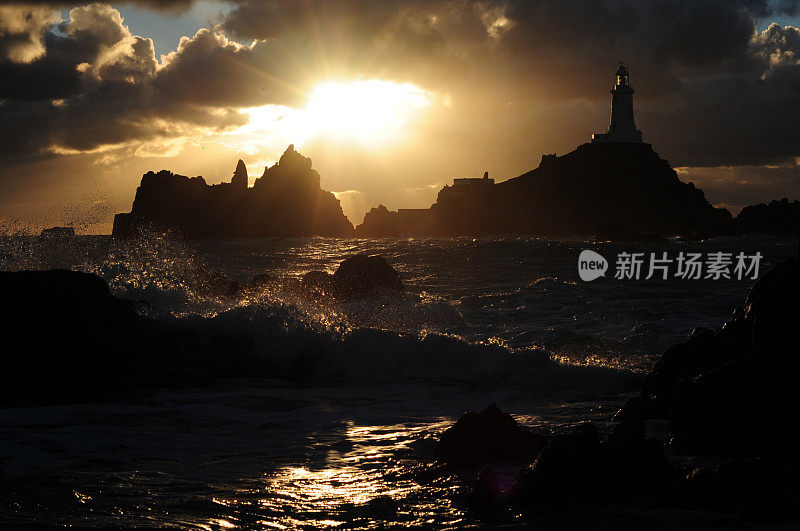 La Corbiere，泽西岛，英国